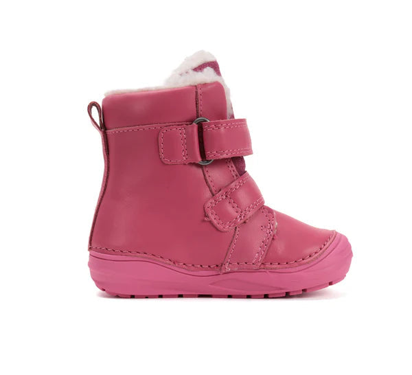 D.D.Step ghete fete imblanite 20-25 Dark Pink cu pasare in colivie