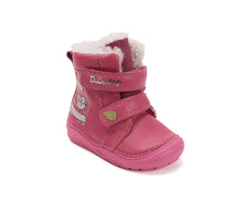 D.D.Step ghete fete imblanite 20-25 Dark Pink cu pasare in colivie