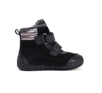 D.D.Step ghete fete imblanite cu LED 25-30 Black cu inimioara