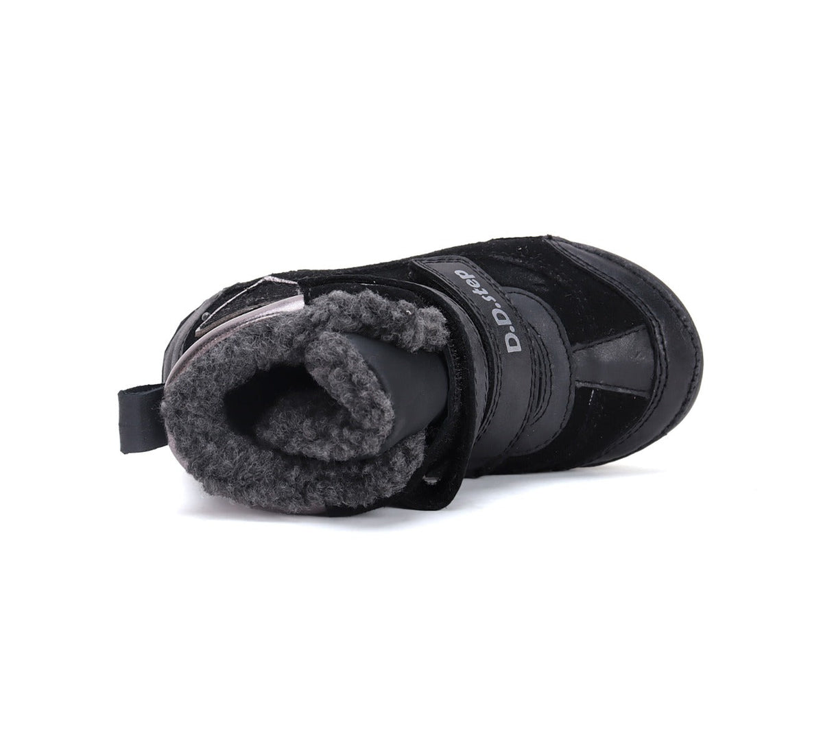 D.D.Step ghete fete imblanite cu LED 25-30 Black cu inimioara