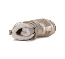 D.D.Step ghete fete imblanite cu LED 25-30 Cream cu inimioara