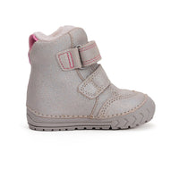 D.D.Step ghete fete imblanite 19-24 Light Grey cu iepuras