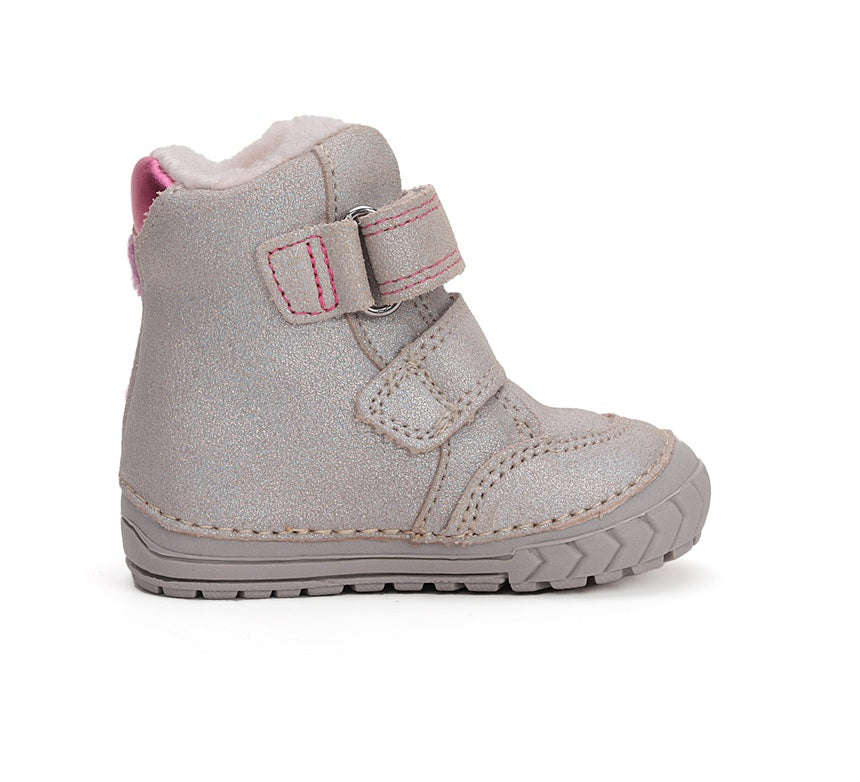 D.D.Step ghete fete imblanite 19-24 Light Grey cu iepuras
