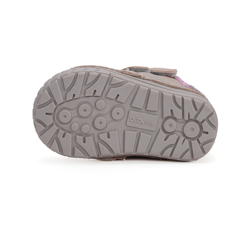 D.D.Step ghete fete imblanite 19-24 Light Grey cu iepuras