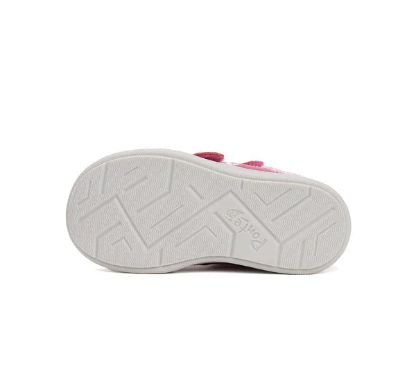 D.D.Step ghete fete imblanite Ponte20 supinati 22-27 Dark Pink cu soricel