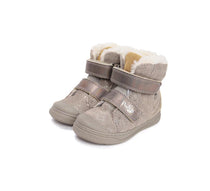 D.D.Step ghete fete imblanite Ponte20 supinati 28-33 Grey cu inimioara