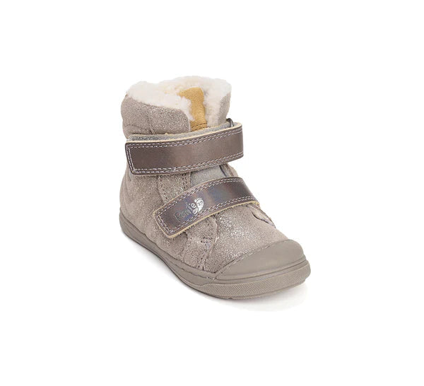 D.D.Step ghete fete imblanite Ponte20 supinati 22-27 Grey cu inimioara