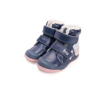 D.D.Step ghete fete imblanite Ponte20 supinati 22-27 Royal Blue cu soricel