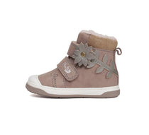 D.D.Step ghete fete imblanite Ponte20 supinati 22-27 Champagne cu flori