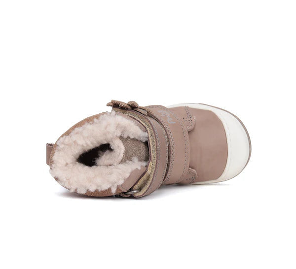 D.D.Step ghete fete imblanite Ponte20 supinati 22-27 Champagne cu flori