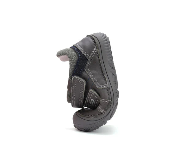 D.D.Step pantofi baieti Barefoot 20-25 Khaki cu gri