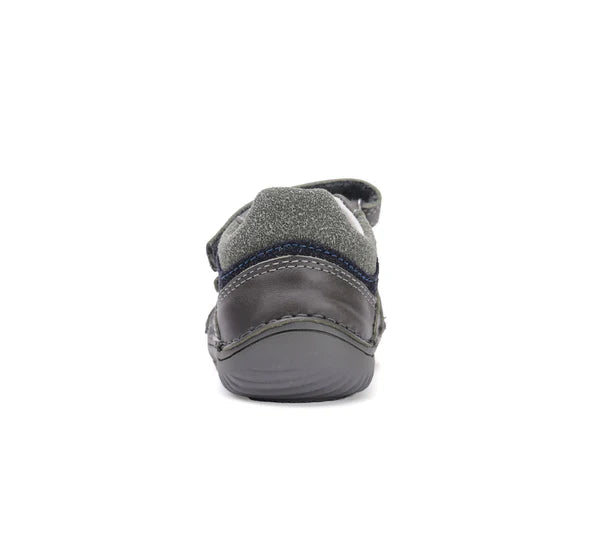 D.D.Step pantofi baieti Barefoot 20-25 Khaki cu gri
