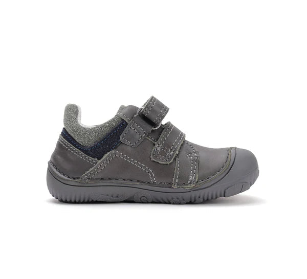 D.D.Step pantofi baieti Barefoot 20-25 Khaki cu gri