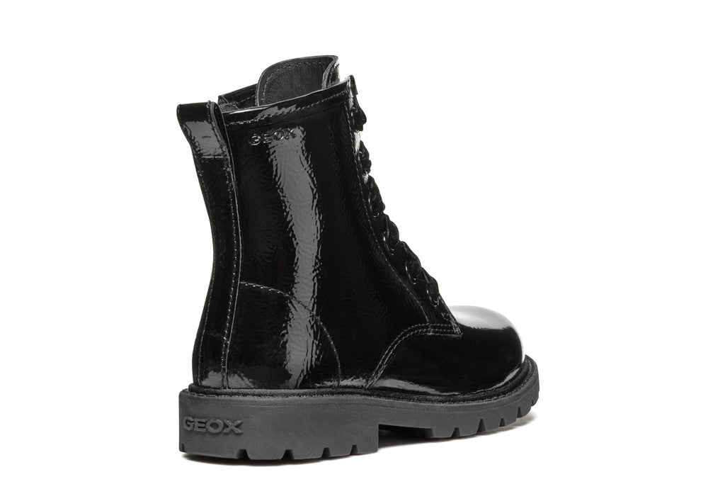 Geox bocanci fete 28-35 Black lucios