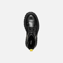 Geox bocanci fete cu siret si fermoar 31-35 Black