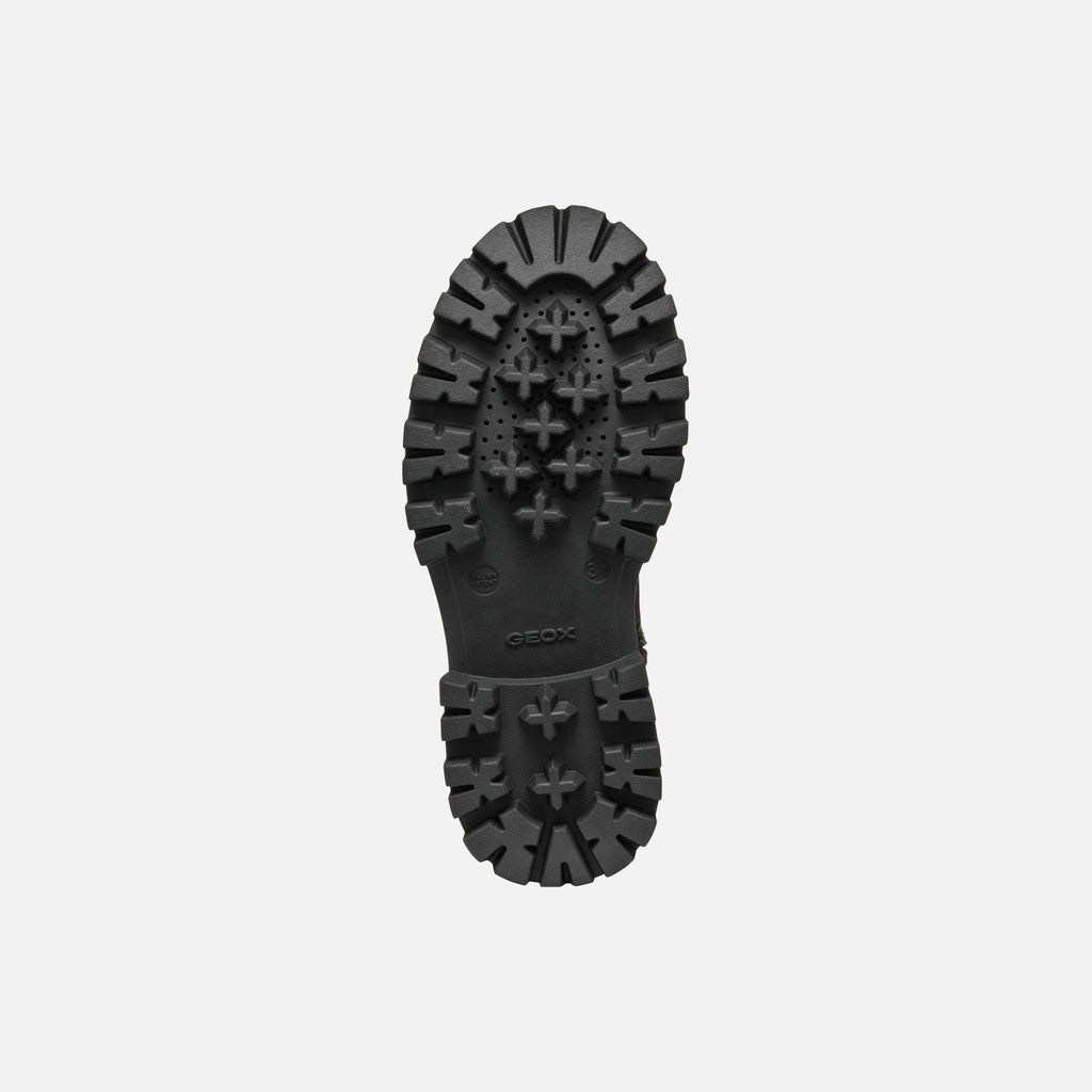 Geox bocanci fete cu siret si fermoar 31-35 Black