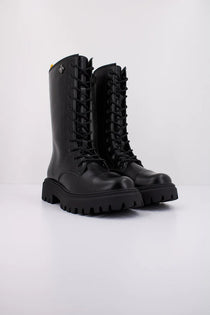 Geox bocanci fete inalti cu siret si fermoar 31-35 Black