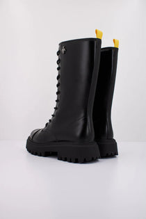 Geox bocanci fete inalti cu siret si fermoar 31-35 Black
