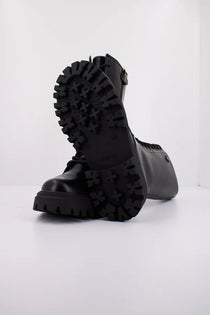 Geox bocanci fete inalti cu siret si fermoar 31-35 Black