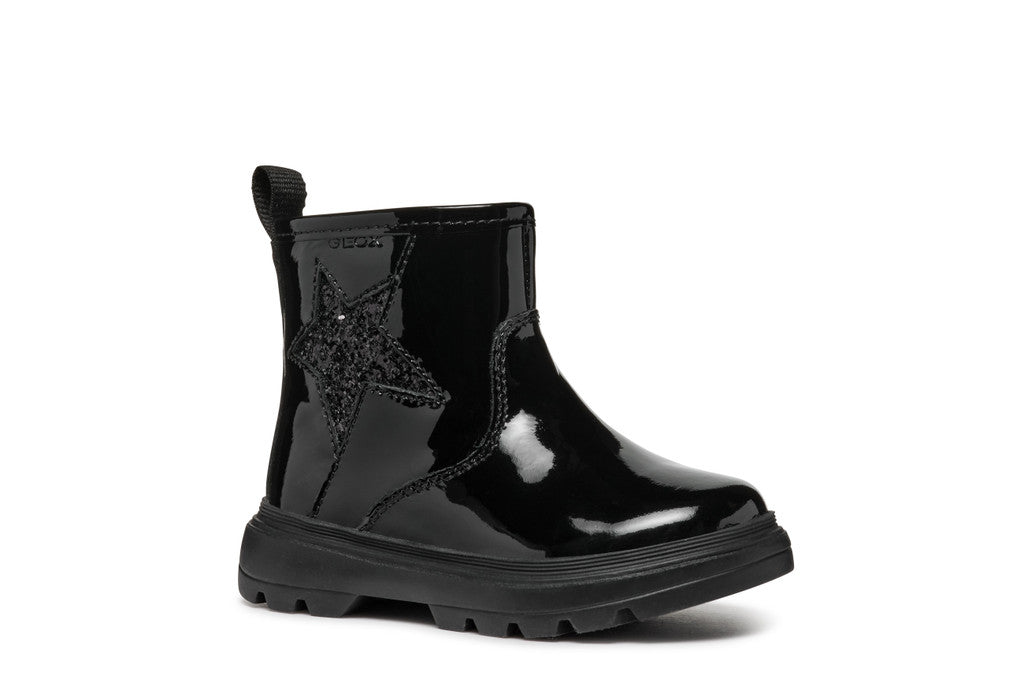 Geox botina fete captusite 20-23 Black cu stea