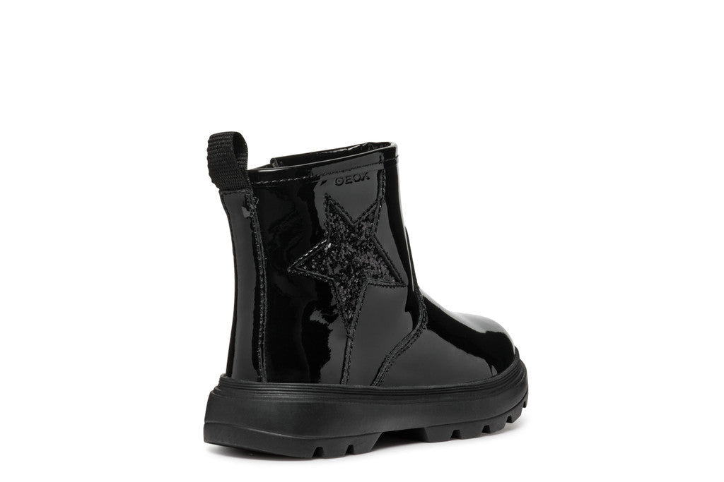 Geox botina fete captusite 20-23 Black cu stea