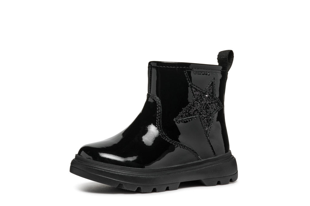 Geox botina fete captusite 20-23 Black cu stea