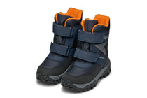 Geox botine baieti captusite si impermeabile Amphibiox 28-35 Navy