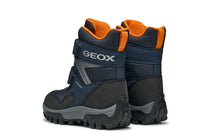 Geox botine baieti captusite si impermeabile Amphibiox 28-35 Navy