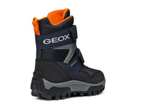 Geox botine baieti captusite si impermeabile Amphibiox 28-35 Navy