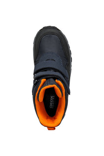 Geox botine baieti captusite si impermeabile Amphibiox 28-35 Navy