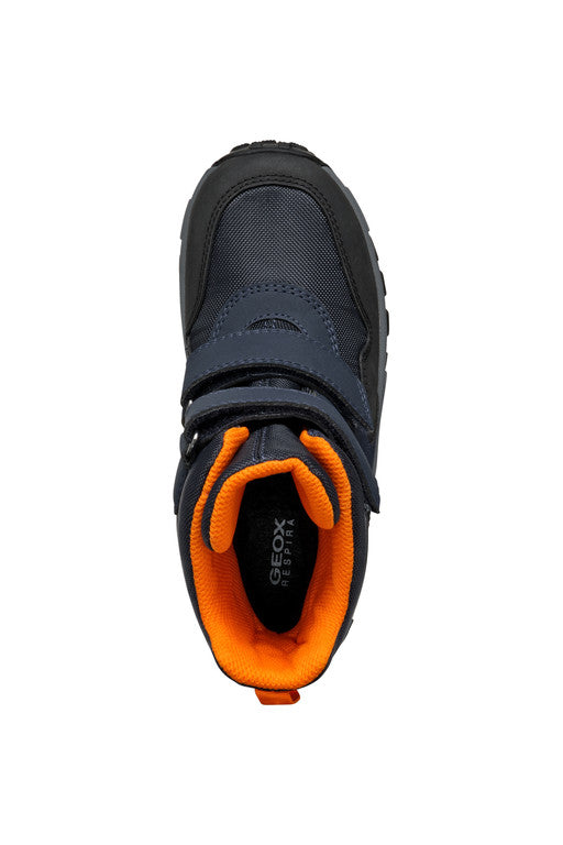 Geox botine baieti captusite si impermeabile Amphibiox 28-35 Navy