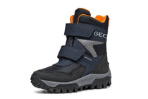 Geox botine baieti captusite si impermeabile Amphibiox 28-35 Navy