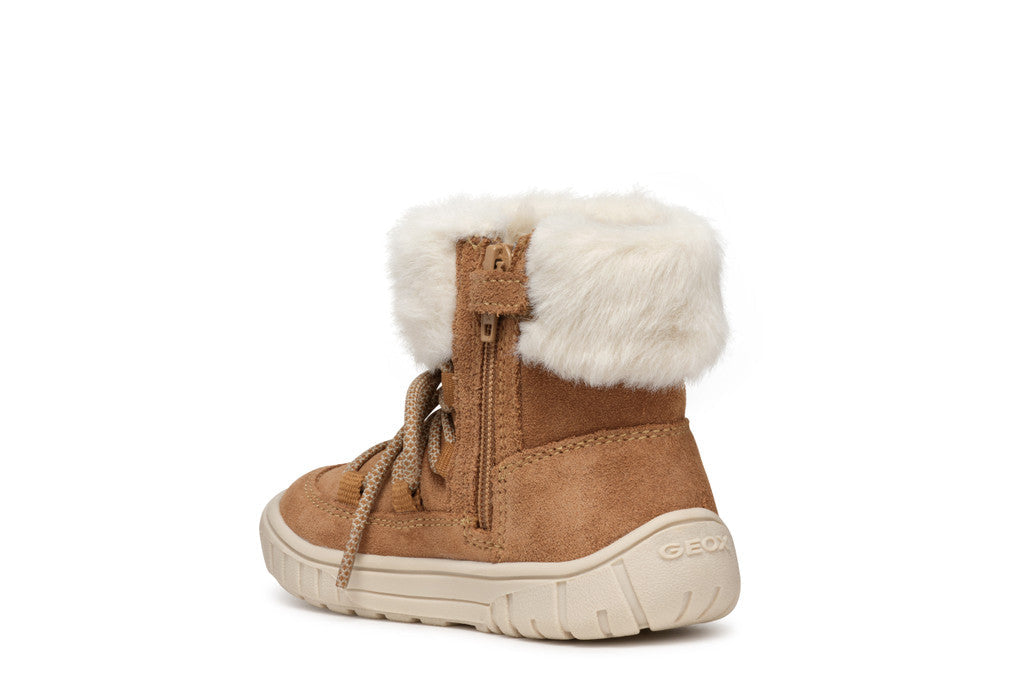 Geox botine fete imblanite Waterproof 20-23 Whisky