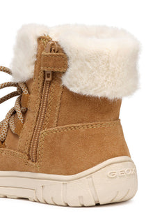 Geox botine fete imblanite Waterproof 20-23 Whisky