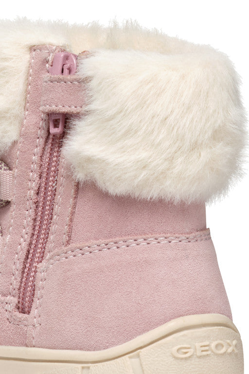 Geox botine fete imblanite Waterproof 24-27 Old Rose