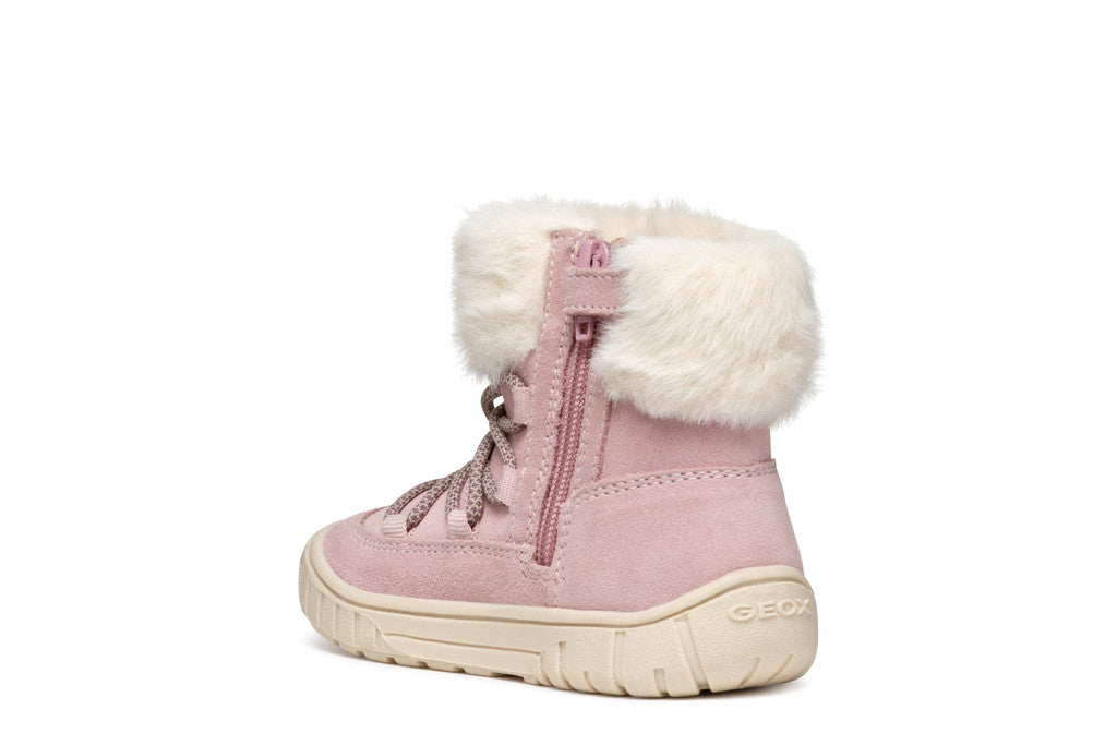 Geox botine fete imblanite Waterproof 24-27 Old Rose