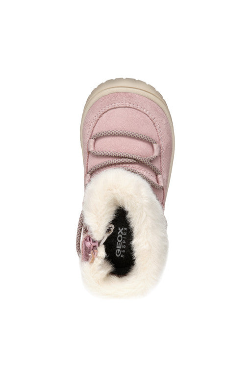 Geox botine fete imblanite Waterproof 24-27 Old Rose