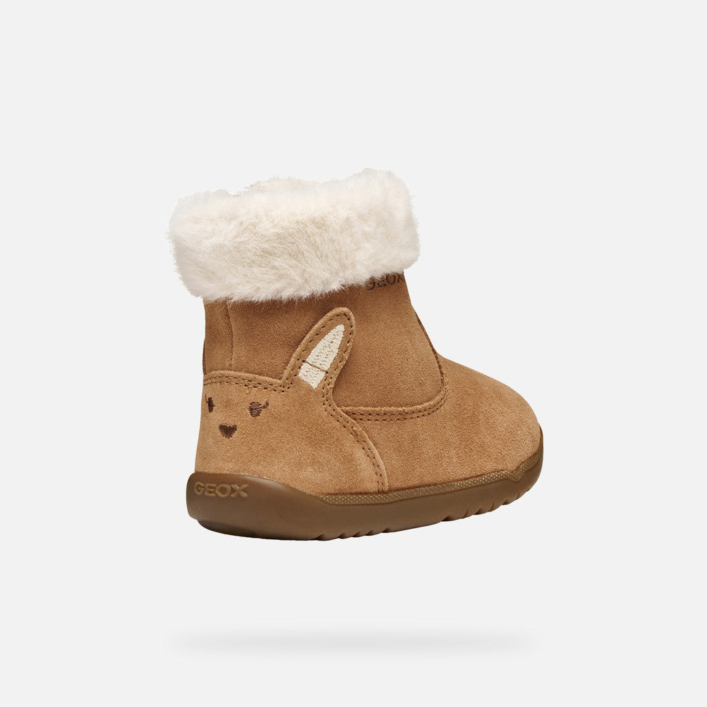 Geox botine fete captusite Macchia 18-25 Whisky