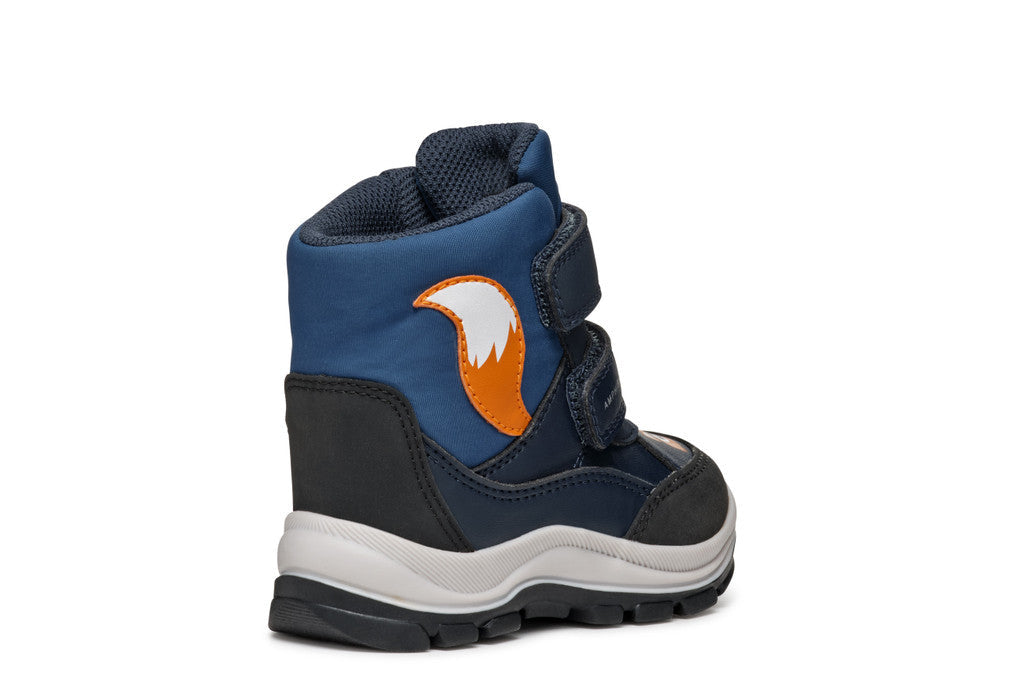 Geox cizme baieti de zapada imblanite si impermeabile Amphibiox 20-23 Navy/Dark Avio Imagine secundară a produsului