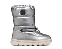 Geox cizme fete captusite si impermeabile Amphibiox 28-35 Willaboom Silver