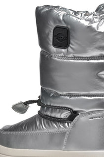 Geox cizme fete captusite si impermeabile Amphibiox 28-35 Willaboom Silver