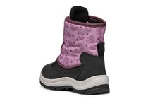 Geox cizme fete de zapada imblanite si impermeabile Amphibiox 20-23 Black/Rose