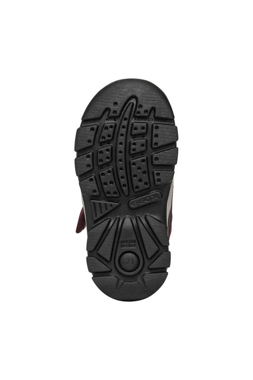 Geox cizme fete de zapada imblanite si impermeabile Amphibiox 20-23 Black/Rose