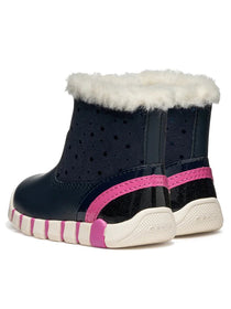 Geox cizme fete imblanite Iupidoo 18-26 Navy/Fuchsia