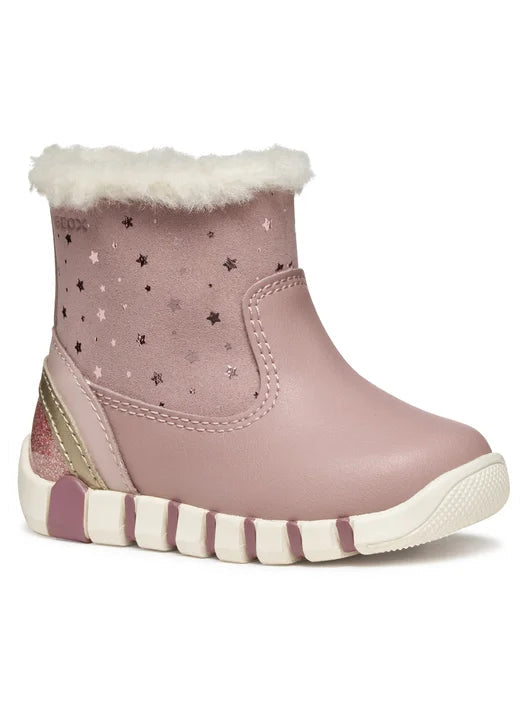 Geox cizme fete imblanite Iupidoo 18-26 Rose/Platinu