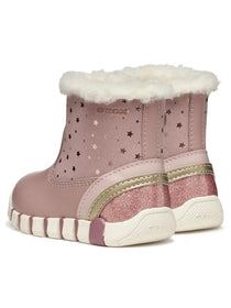Geox cizme fete imblanite Iupidoo 18-26 Rose/Platinu