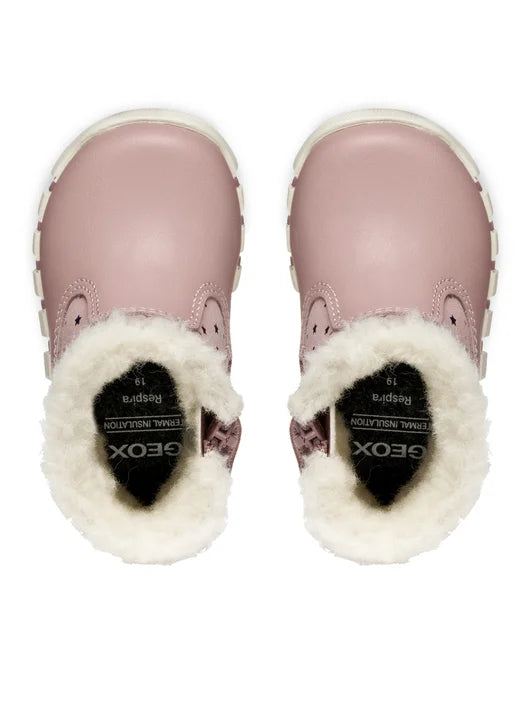 Geox cizme fete imblanite Iupidoo 18-26 Rose/Platinu