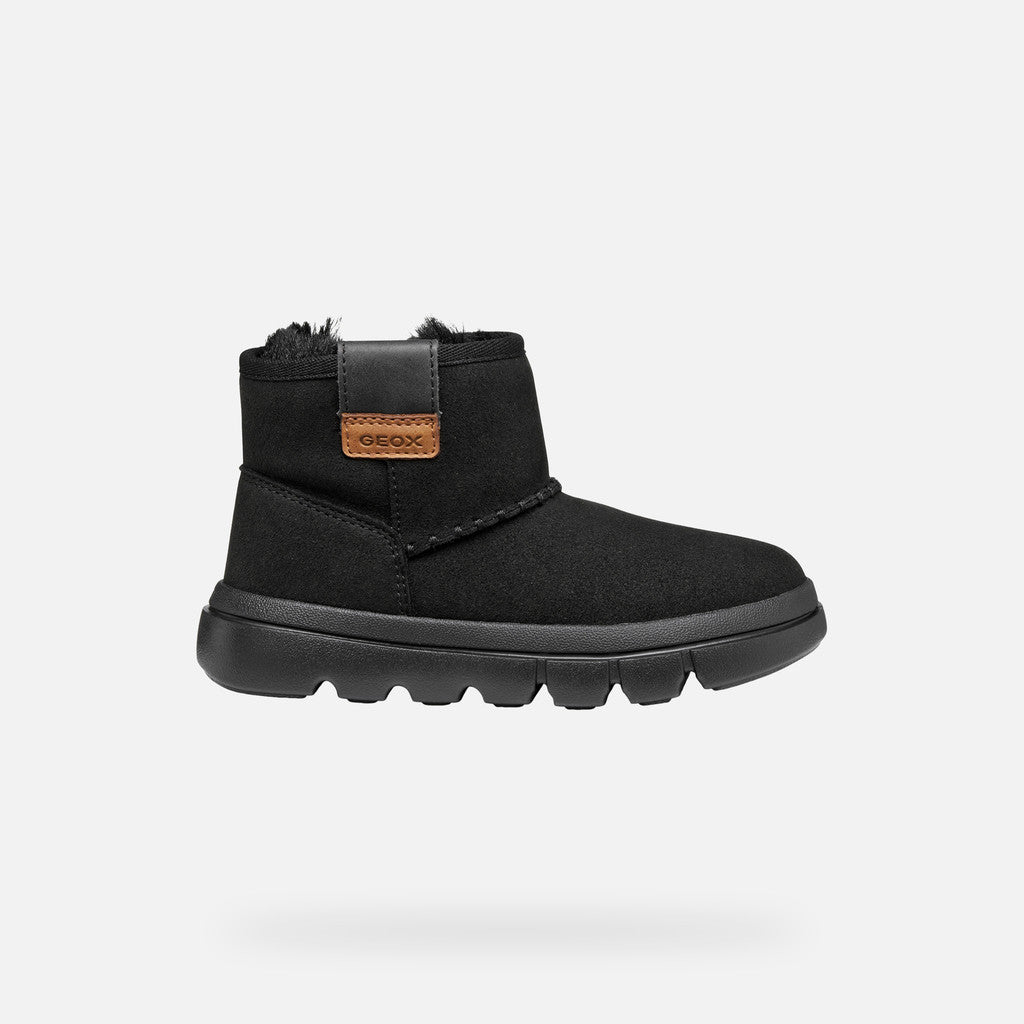 Geox cizme fete imblanite Willaboom 28-35 Black Imagine secundară a produsului