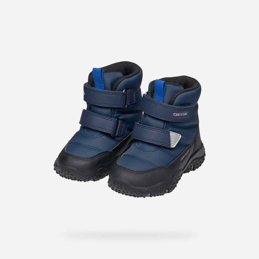 Geox ghete baieti captusite Baltic Amphibiox 20-23 Navy/Royal
