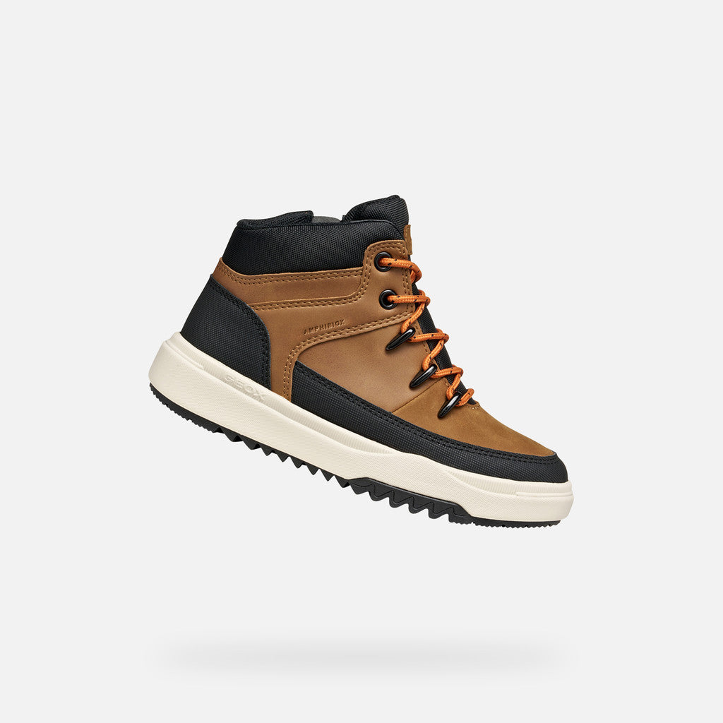 Geox ghete baieti captusite Bunshee Amphibiox 36-37 Light Brown